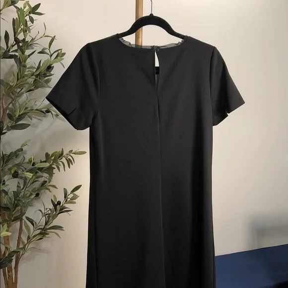 Simply Vera Vera Wang Black and Green Floral Mini Dress (DJ1) - Picture 6 of 7